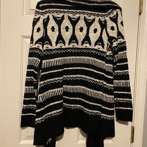 Black and White Sweater Cardigan never worn